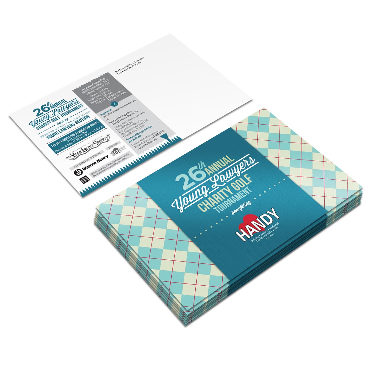 Handy Postcard Plaid